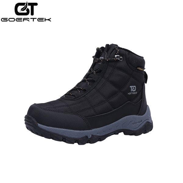 gt boy' winter hiking boots children outdoor trekking shoes waterproof plush linned mountain boots kids windproof footwear 1028, Black;grey
gt boy' winter hiking boots children outdoor trekking shoes waterproof plush linned mountain boots kids windproof footwear 1028, Black;grey