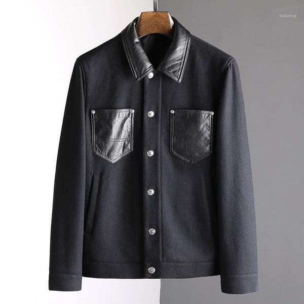 jk10711 fashion men's coats & jackets 2021 runway european design party style men's clothing1, Black;brown
jk10711 fashion men's coats & jackets 2021 runway european design party style men's clothing1, Black;brown