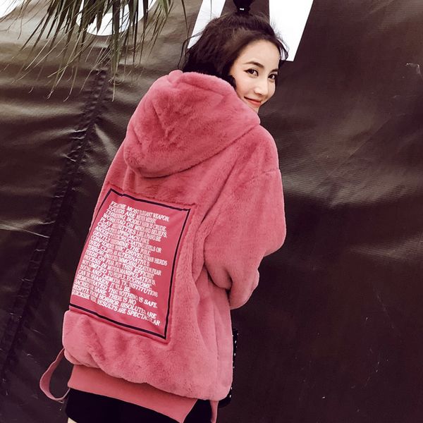 2020 winter women faux fur thick warm long hoodies female fashion style hooded pink sweatshirt teddy bear coat
2020 winter women faux fur thick warm long hoodies female fashion style hooded pink sweatshirt teddy bear coat