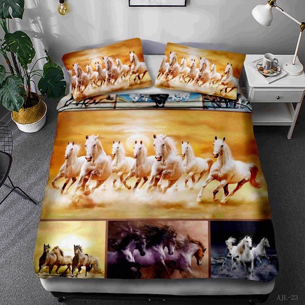 3d various horse printed bed linen retro queen king duvet cover set twin full bedding set for teen kid boy with pillowcase
3d various horse printed bed linen retro queen king duvet cover set twin full bedding set for teen kid boy with pillowcase