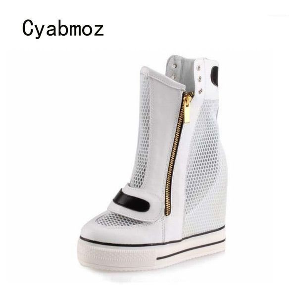 boots cyabmoz fashion women high breathable mesh hidden height increasing heels woman white ladies casual shoes ankle boots1, Black
boots cyabmoz fashion women high breathable mesh hidden height increasing heels woman white ladies casual shoes ankle boots1, Black