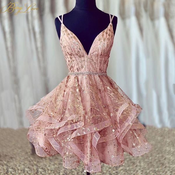 sparkle short homecoming dresses sweetheart back crisscross cocktail dresses glitter shiny ruffles robes homecoming, Blue;pink
sparkle short homecoming dresses sweetheart back crisscross cocktail dresses glitter shiny ruffles robes homecoming, Blue;pink