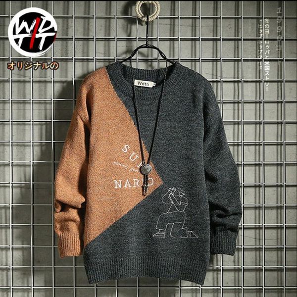 men's sweaters jumper stripe knitted streetwear men hip hop harajuku casual pullover knitwear, White;black
men's sweaters jumper stripe knitted streetwear men hip hop harajuku casual pullover knitwear, White;black