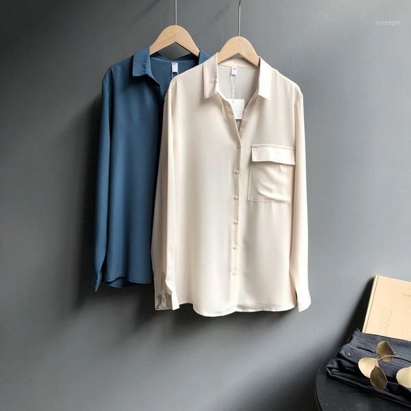 2020 chiffon turn down collar spring womens and blouses women blue shirts blusas roupa feminina clothes1, White
2020 chiffon turn down collar spring womens and blouses women blue shirts blusas roupa feminina clothes1, White