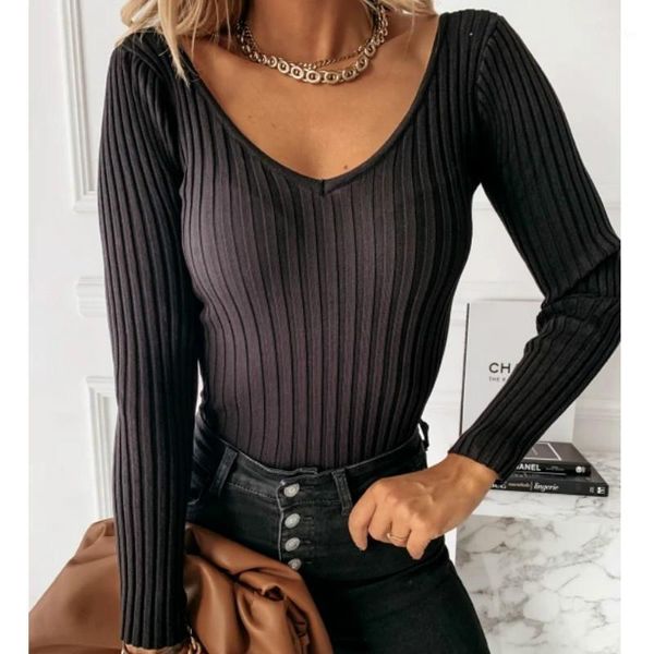 women's sweaters women autumn ribbed knitted shirts v neck long sleeve solid color slim fit black wild base thin sweaters1, White;black
women's sweaters women autumn ribbed knitted shirts v neck long sleeve solid color slim fit black wild base thin sweaters1, White;black