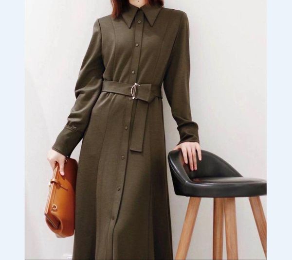 quality women's long sleeve dress is pure color cotton high waist long sleeve commute temperament in women's clothing, Black;gray
quality women's long sleeve dress is pure color cotton high waist long sleeve commute temperament in women's clothing, Black;gray
