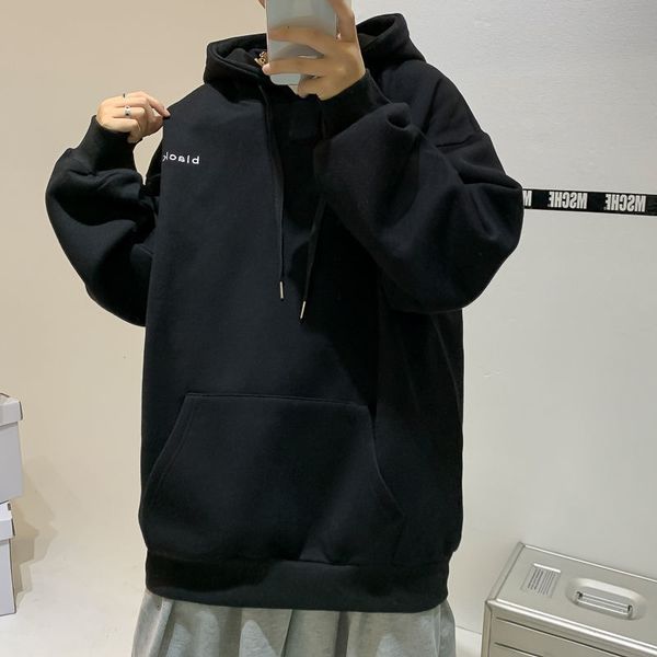 2021 new 7 colors men hoodies fashion blue letter printed couple oversized sweatshirts korean man casual pullovers xiuu, Black
2021 new 7 colors men hoodies fashion blue letter printed couple oversized sweatshirts korean man casual pullovers xiuu, Black