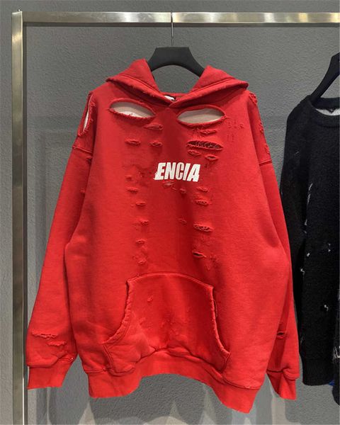 men's hoodies family b's autumn winter new high street br os version paris art crack hole hoodie men's and women's fashi, Black
men's hoodies family b's autumn winter new high street br os version paris art crack hole hoodie men's and women's fashi, Black