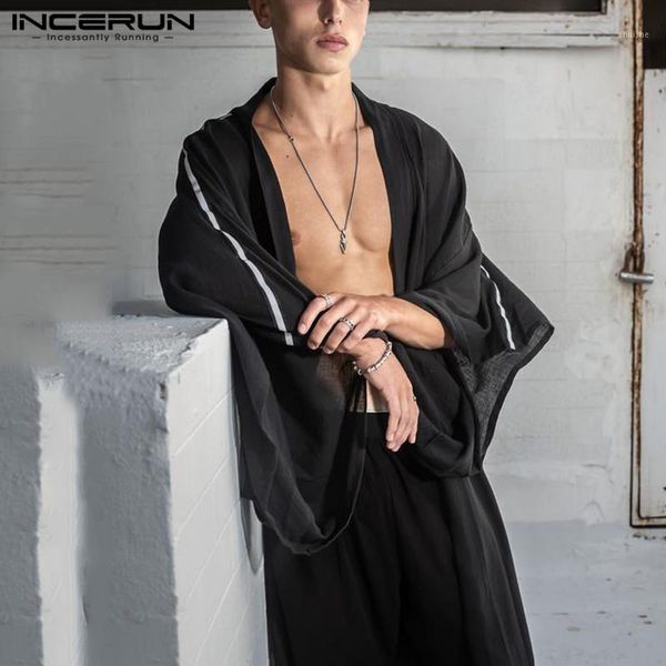 men solid color loose cardigan leisure long sleeve thin open stitch male fashion long style trench patchwork coats s-5xl incerun1, Tan;black
men solid color loose cardigan leisure long sleeve thin open stitch male fashion long style trench patchwork coats s-5xl incerun1, Tan;black