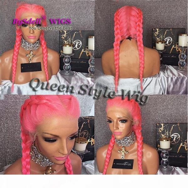 trendy double dutch braid прическа парик твин плетенки парик фронта шнурка полный парик шнурка синтетический розовый волос плетеный парики ш, Black
trendy double dutch braid прическа парик твин плетенки парик фронта шнурка полный парик шнурка синтетический розовый волос плетеный парики ш, Black