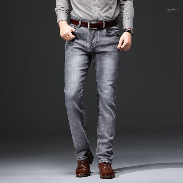 men's jeans 2021 autumn men's stretch-fit thin business casual classic style fashion denim trousers male black blue gray pants1
men's jeans 2021 autumn men's stretch-fit thin business casual classic style fashion denim trousers male black blue gray pants1