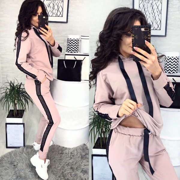 two piece dress 2021 fashion female's tracksuit set hoodies tight sportswear stylish suits for women 2 pieces running sports suit1, White
two piece dress 2021 fashion female's tracksuit set hoodies tight sportswear stylish suits for women 2 pieces running sports suit1, White