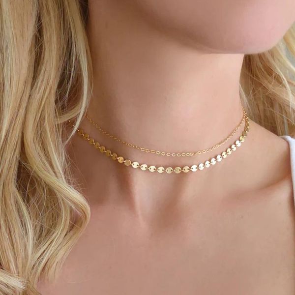 chains visunion stainless steel necklace set 2 pcs gold color casual link chain fashion for women engagement party gift, Silver
chains visunion stainless steel necklace set 2 pcs gold color casual link chain fashion for women engagement party gift, Silver