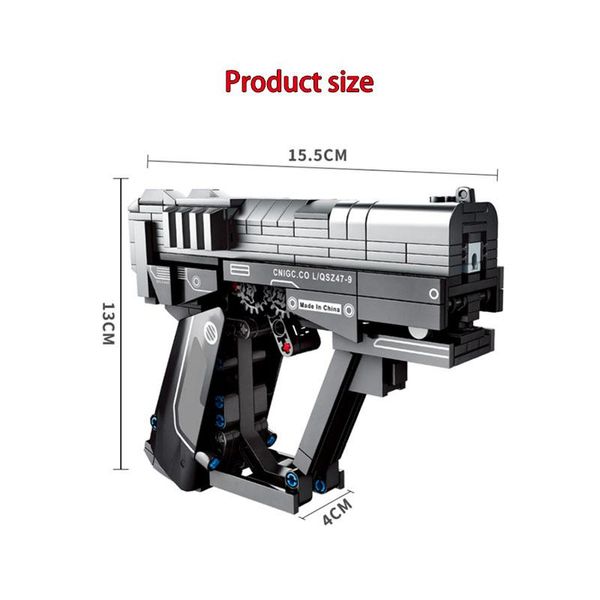 sembo 364pcs блуждающие earth diy cap пистолет model building blocks technic gun обучающие стрелялки игры кирпича игрушки для детей jlldci
sembo 364pcs блуждающие earth diy cap пистолет model building blocks technic gun обучающие стрелялки игры кирпича игрушки для детей jlldci