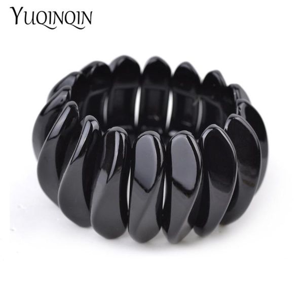 vintagec resin fashion wide cuff bracelets bangles for women stretch acrylic link bracelet hand female charms simple new jewelry, Black
vintagec resin fashion wide cuff bracelets bangles for women stretch acrylic link bracelet hand female charms simple new jewelry, Black