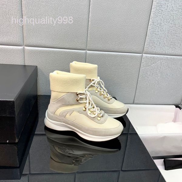 boots high end quality style small fragrance knitting elastic boots women's short front lace up wool thin socks shoes, Black
boots high end quality style small fragrance knitting elastic boots women's short front lace up wool thin socks shoes, Black