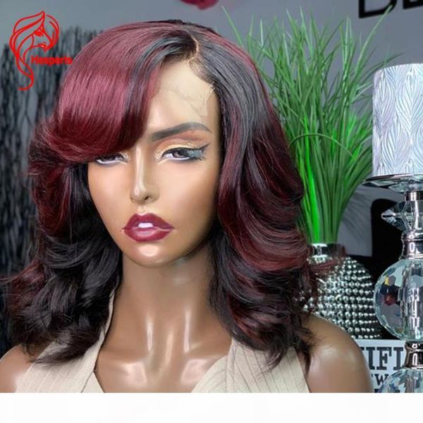 hesperis 99j highlight human hair wigs with side bang brazilian remy hair wave 5x5 lace closure wigs scalp human, Black;brown
hesperis 99j highlight human hair wigs with side bang brazilian remy hair wave 5x5 lace closure wigs scalp human, Black;brown