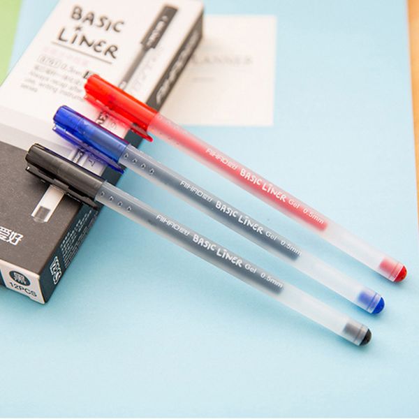 12 pcs/lot korean basic liner roller ballpoint pens 3 color gel ink ball pens writing tools school office stationery supplies, Blue;orange
12 pcs/lot korean basic liner roller ballpoint pens 3 color gel ink ball pens writing tools school office stationery supplies, Blue;orange