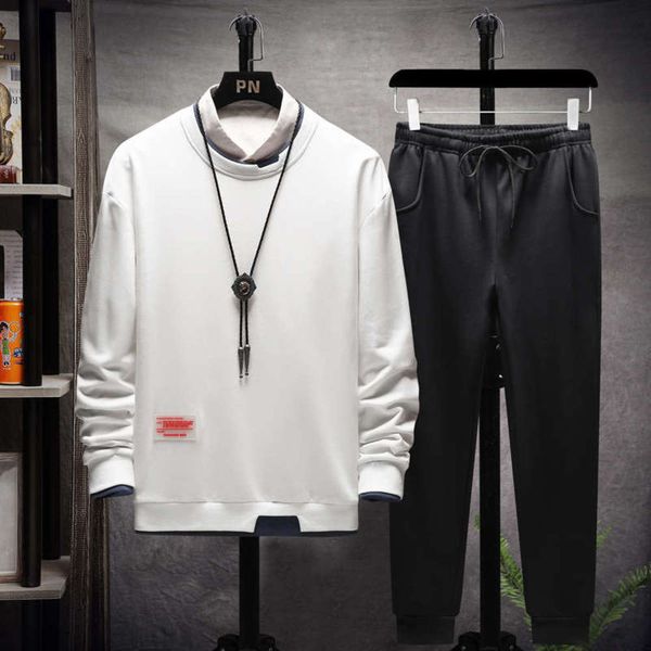 fitting new sleeve style long men's slim crew neck sweater casual sports pants student class school uniform, Gray
fitting new sleeve style long men's slim crew neck sweater casual sports pants student class school uniform, Gray