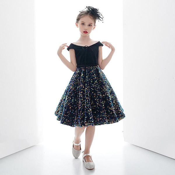 girl's dresses flower girl dress illusion short sequined v-neck princess knee-length luxury black lace elegant tulle lovely kid party g, Red;yellow
girl's dresses flower girl dress illusion short sequined v-neck princess knee-length luxury black lace elegant tulle lovely kid party g, Red;yellow