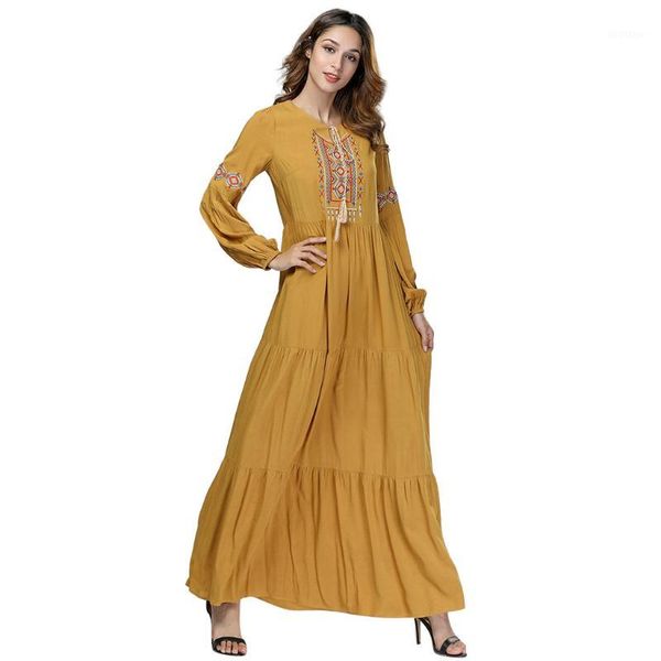 cothes muslim dress abaya women robe summer tassel muslim middle eastern long dress causal muslimah musulmane yellow abaya dubai1, Red
cothes muslim dress abaya women robe summer tassel muslim middle eastern long dress causal muslimah musulmane yellow abaya dubai1, Red