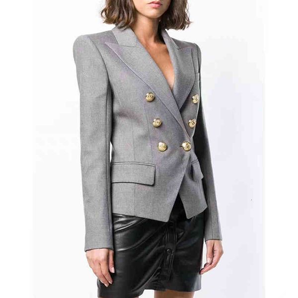 women's suits & blazers gray jacket office lady gold double breasted buckle slim runway outwear coat women autumn yvgg, White;black
women's suits & blazers gray jacket office lady gold double breasted buckle slim runway outwear coat women autumn yvgg, White;black