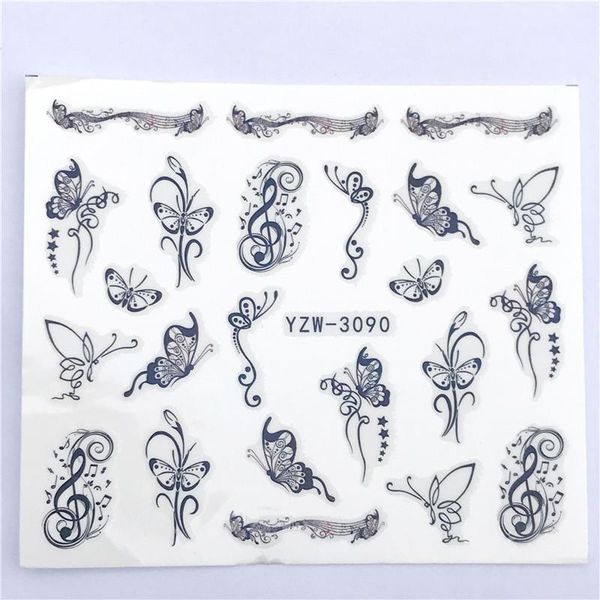 nail sticker art decoration slider music note butterfly adhesive design water decals manicure lacquer accessoires foil polish, Black
nail sticker art decoration slider music note butterfly adhesive design water decals manicure lacquer accessoires foil polish, Black