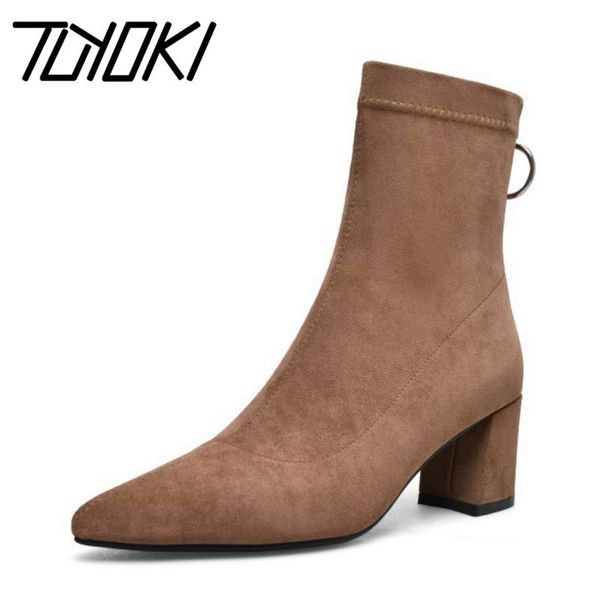 tuyoki new women half short flats boots genuine leather winter shoes women designer zipper keep warm fur boots size 34-43, Black
tuyoki new women half short flats boots genuine leather winter shoes women designer zipper keep warm fur boots size 34-43, Black