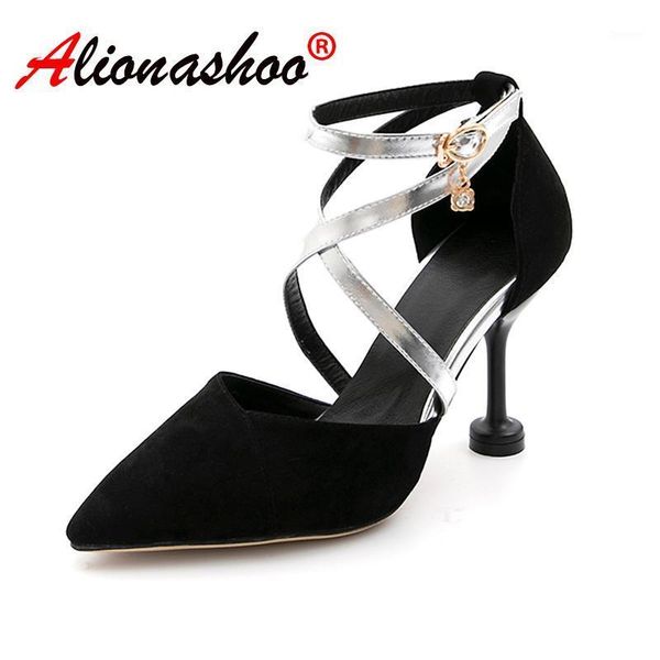 ladies high heels pointed toe party shoes womens black ankle strap flock stiletto heels black blue large size 19 48 34-501
ladies high heels pointed toe party shoes womens black ankle strap flock stiletto heels black blue large size 19 48 34-501