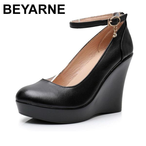 beyarne fashion ankle strap high wedge platform pumps for women casual genuine leather black work shoes high heels
beyarne fashion ankle strap high wedge platform pumps for women casual genuine leather black work shoes high heels