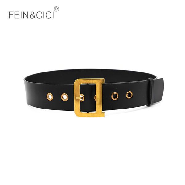 belts 100% genuine leather luxury designer metal d buckle belt women girls retro vintage large for jeans black white red, Black;brown
belts 100% genuine leather luxury designer metal d buckle belt women girls retro vintage large for jeans black white red, Black;brown