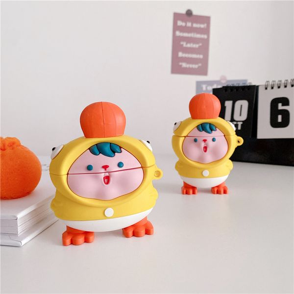 3d cartoon duck case for airpod pro case wireless bluetooth earphone charging box for airpods 1 2 accessories protective cover
3d cartoon duck case for airpod pro case wireless bluetooth earphone charging box for airpods 1 2 accessories protective cover