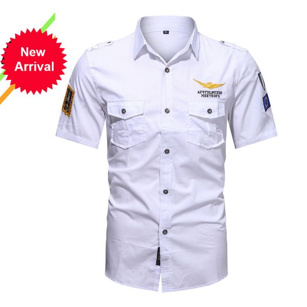 2021 new quality 100% cotton material embroidery short sleeve shirts button collar smart casual for men comfortable summer wear ag38, White;black
2021 new quality 100% cotton material embroidery short sleeve shirts button collar smart casual for men comfortable summer wear ag38, White;black
