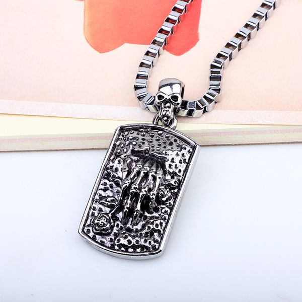 new fashion men's clothing pendant ornament necklace men's devil's hand necklace ten yuan boutique, Silver
new fashion men's clothing pendant ornament necklace men's devil's hand necklace ten yuan boutique, Silver