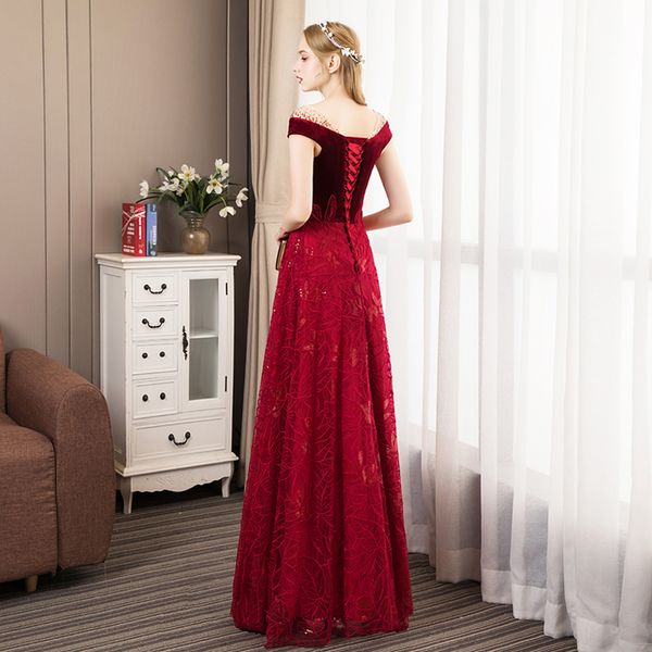 robe de soiree 2021 new fashionable lace v-neck beading long evening dresses elegant vestido de festa banquet party prom dresses, Black;red
robe de soiree 2021 new fashionable lace v-neck beading long evening dresses elegant vestido de festa banquet party prom dresses, Black;red
