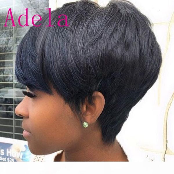 100% human hair wigs new wig short straight wigs full lace wig brazilian pixie cut indian human hair none lace wigs, Black;brown
100% human hair wigs new wig short straight wigs full lace wig brazilian pixie cut indian human hair none lace wigs, Black;brown