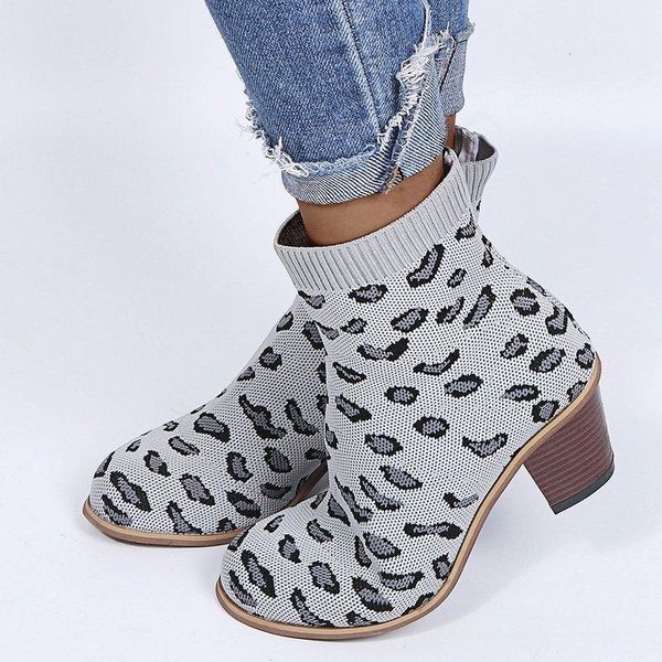 new slip-on knitting short boot women shoes autumn square heel ankle boots for women high heels fashion short boots mujer botas1, Black
new slip-on knitting short boot women shoes autumn square heel ankle boots for women high heels fashion short boots mujer botas1, Black