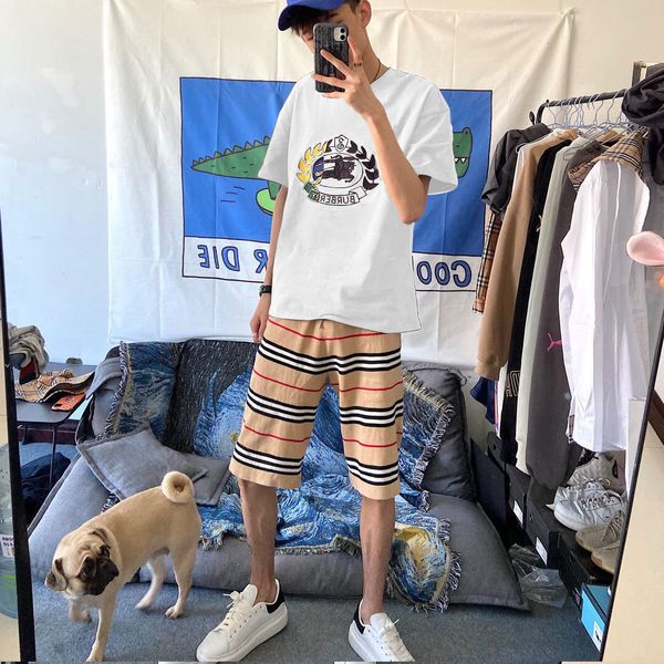 2021 new you'll see shorts striped silk ice mesh pants stretch beach tide c63f, White;black
2021 new you'll see shorts striped silk ice mesh pants stretch beach tide c63f, White;black