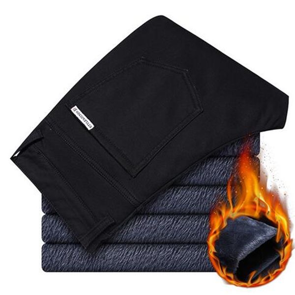 2020 hiver nouveaux hommes chaud épais pantalons décontractés affaires mode noir bleu stretch polaire bureau mince pantalon mâle marque, Black
2020 hiver nouveaux hommes chaud épais pantalons décontractés affaires mode noir bleu stretch polaire bureau mince pantalon mâle marque, Black