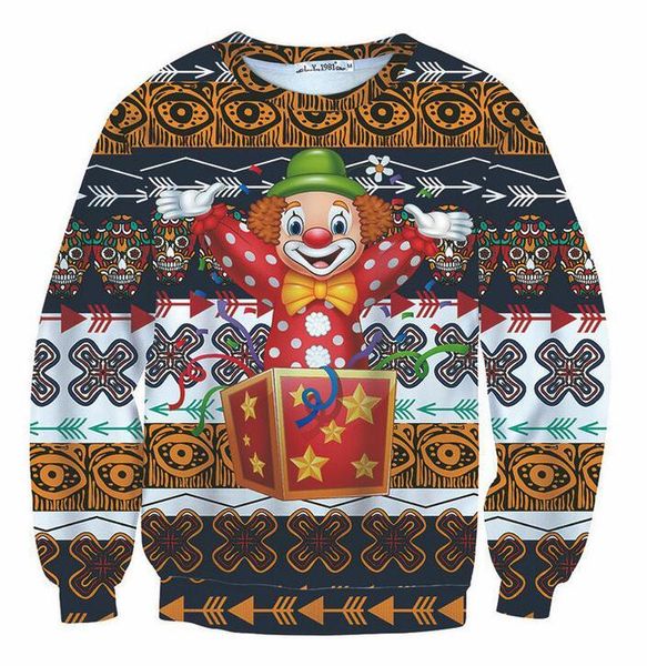 2021 new ugly fall and new winter fashion 3d hippocampus christmas snowman female sweater z5cy, White;black 
2021 new ugly fall and new winter fashion 3d hippocampus christmas snowman female sweater z5cy, White;black
