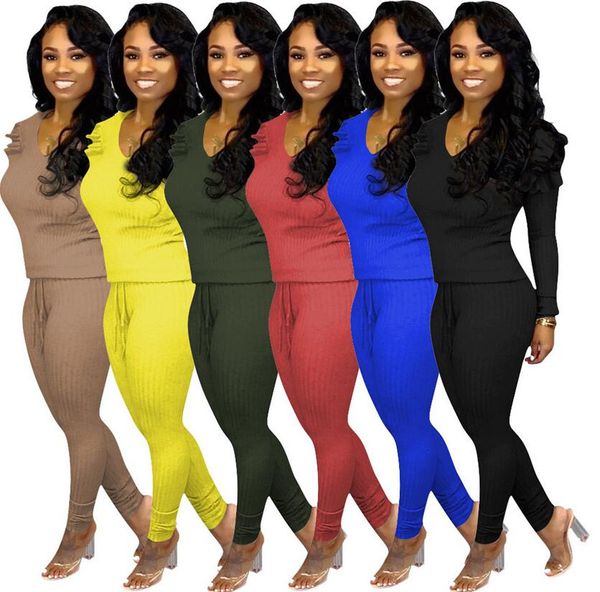 color matching 2 piece outfits 2020 women ladies knit flouncy v neck pullover blouse hoodie and pants leggings tracksuit cloth f92908, White
color matching 2 piece outfits 2020 women ladies knit flouncy v neck pullover blouse hoodie and pants leggings tracksuit cloth f92908, White