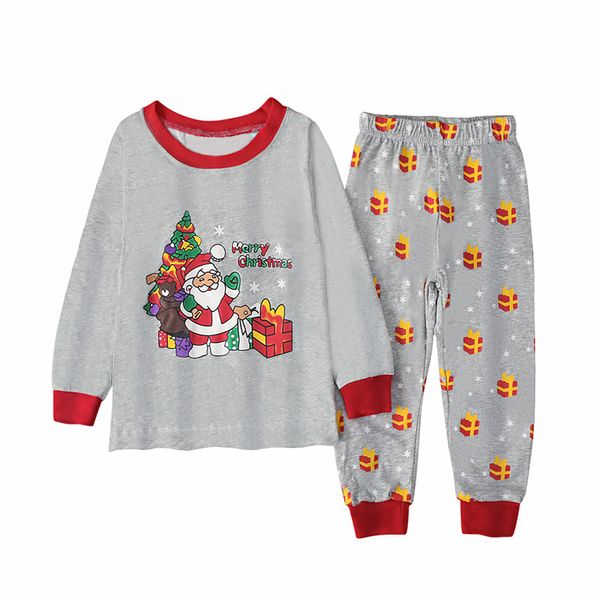 1-7y children's clothing kids boys girls santa claus christmas long sleeve t-shirt pants pajamas outfits set, White
1-7y children's clothing kids boys girls santa claus christmas long sleeve t-shirt pants pajamas outfits set, White