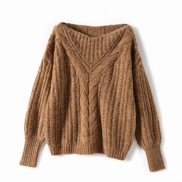 women's sweaters solid color sweater twist slash neck simple autumn winter ladies knit o2eq, White;black
women's sweaters solid color sweater twist slash neck simple autumn winter ladies knit o2eq, White;black