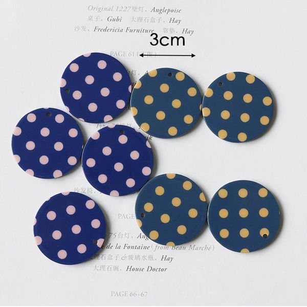 10pcs french retro round dot earrings charms for diy jewelry making accessories blue enamel acrylic single hole pendant findings h bbyyzx
10pcs french retro round dot earrings charms for diy jewelry making accessories blue enamel acrylic single hole pendant findings h bbyyzx
