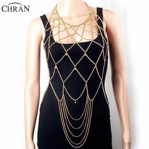 chran luxury crystal beach chain wear women necklaces&pendants tassel alloy punk long necklace new female fashion jewelry, Silver
chran luxury crystal beach chain wear women necklaces&pendants tassel alloy punk long necklace new female fashion jewelry, Silver