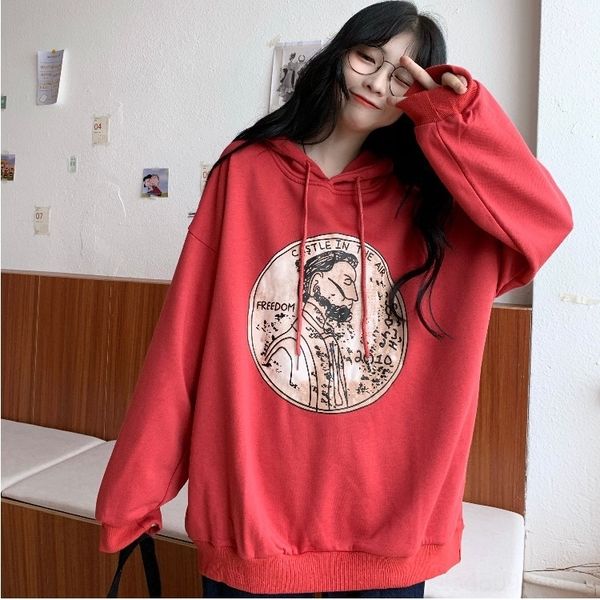 lufqn hooded women's autumn 2020 thin long sleeve loose korean style sweater c5smi women's lazy ins student sweater trendy, Black
lufqn hooded women's autumn 2020 thin long sleeve loose korean style sweater c5smi women's lazy ins student sweater trendy, Black