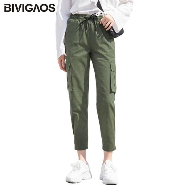bivigaos new women harajuku stylish cargo pants korean overalls trend fashion casual slim harem pants magic tape ninth pants lj201030, Black;white
bivigaos new women harajuku stylish cargo pants korean overalls trend fashion casual slim harem pants magic tape ninth pants lj201030, Black;white