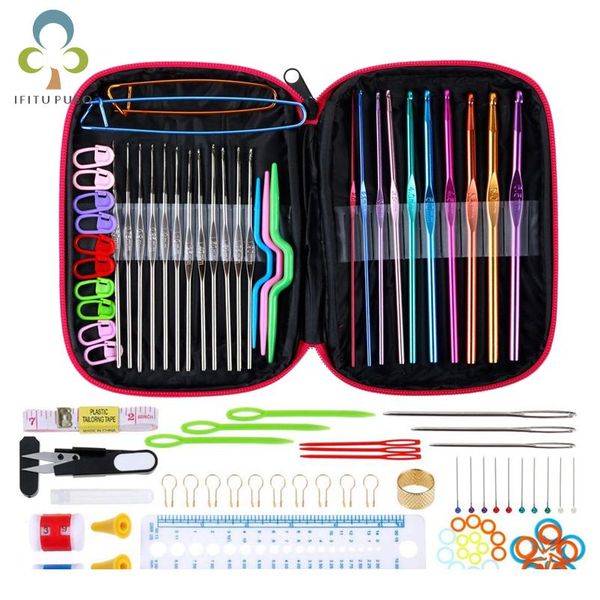 100pcs/22pcs diy 22 sizes crochet hooks needles stitches knitting craft case crochet agulha set weaving tools sewing t wmtrpk, Black
100pcs/22pcs diy 22 sizes crochet hooks needles stitches knitting craft case crochet agulha set weaving tools sewing t wmtrpk, Black