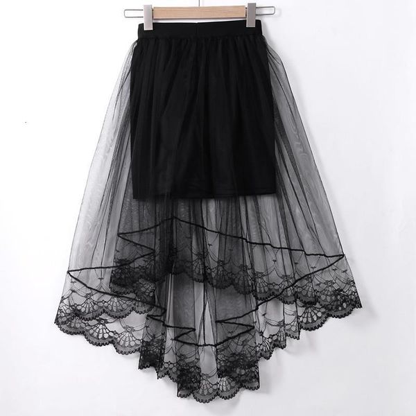 vintage women stretch high waist visible mesh tulle lace floral long maxi skirt flared pleated swing long summer skirts, Black
vintage women stretch high waist visible mesh tulle lace floral long maxi skirt flared pleated swing long summer skirts, Black