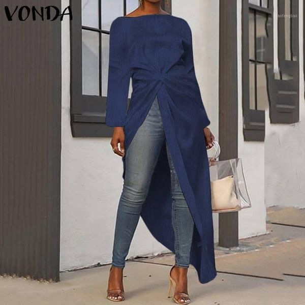 bohemian blouses vonda women long sleeve 2020 casual o neck solid color shirts plus size ladies loose summer blusas elegant 1, White 
bohemian blouses vonda women long sleeve 2020 casual o neck solid color shirts plus size ladies loose summer blusas elegant 1, White